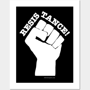 RESISTANCE (White) Posters and Art